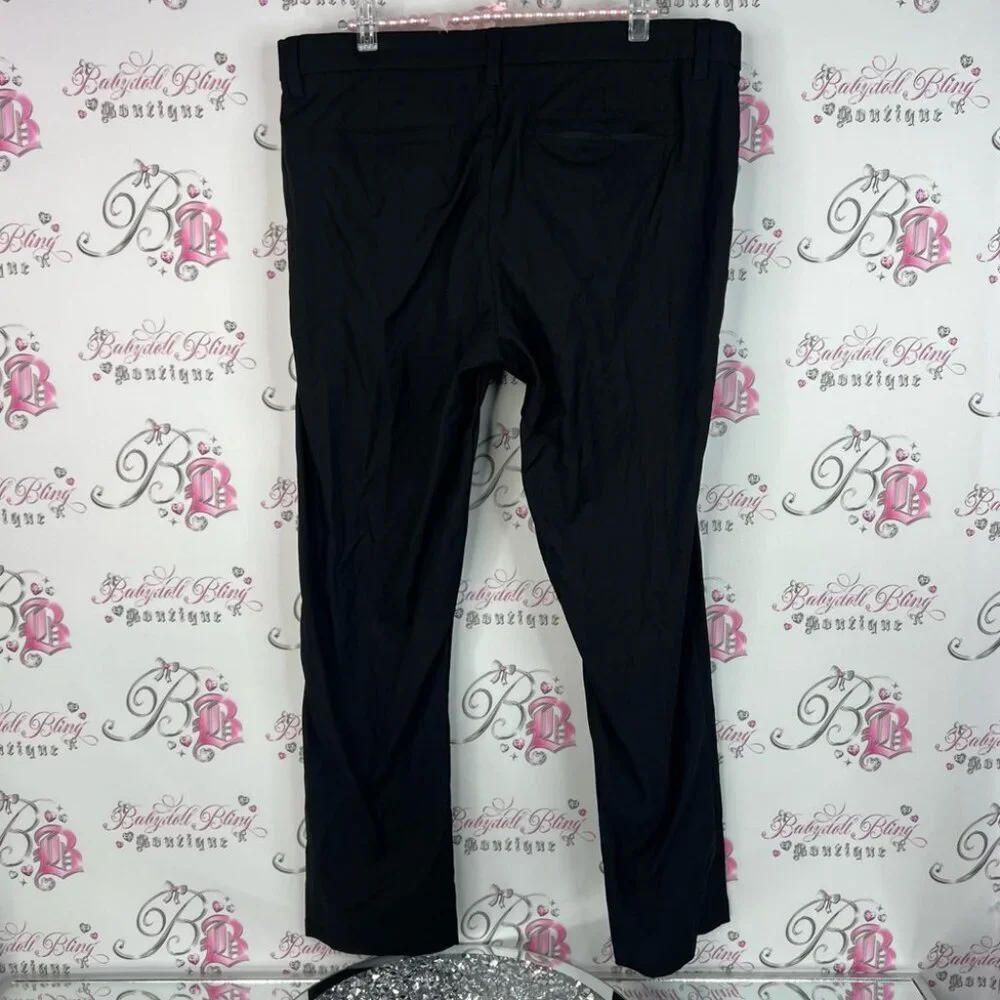 English Laundry pants dressy classic business Men's Black Dress Pants